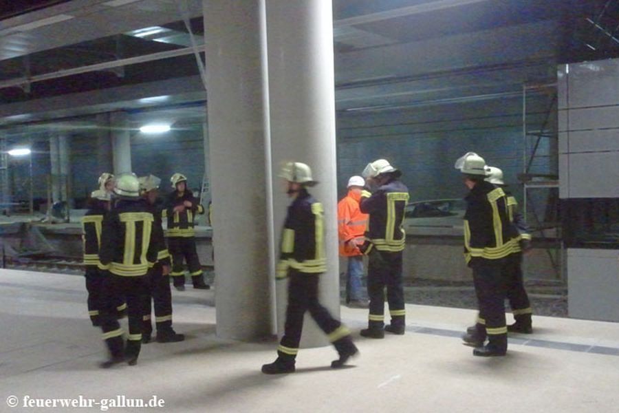 Einweisung in die Tunnelanlage am 15.07.2011